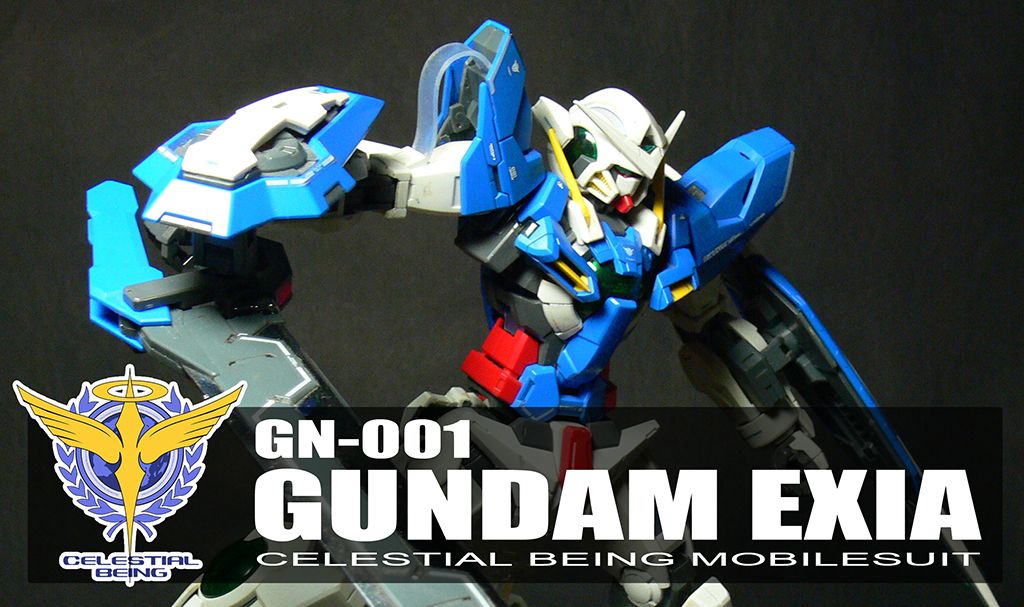 MG 1/100 能天使鋼彈 (GUNDAM EXIA)素組代工完成品展示